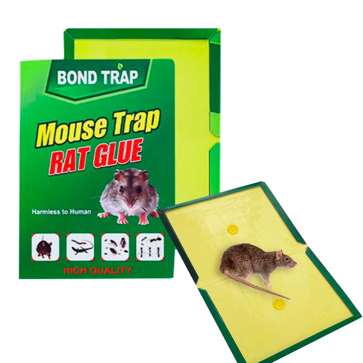 GENERICO - TRAMPA ADHESIVA PARA RATONES 5 PCS