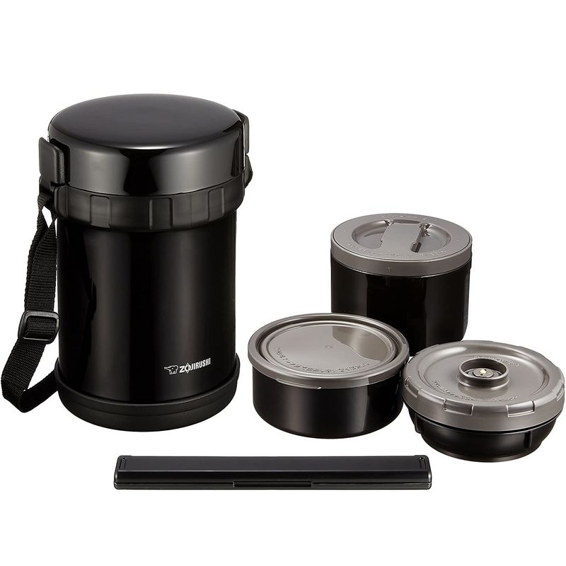 ZOJIRUSHI - Lonchera Térmica Termo 1270ml Negro ZOJIRUSHI Japón