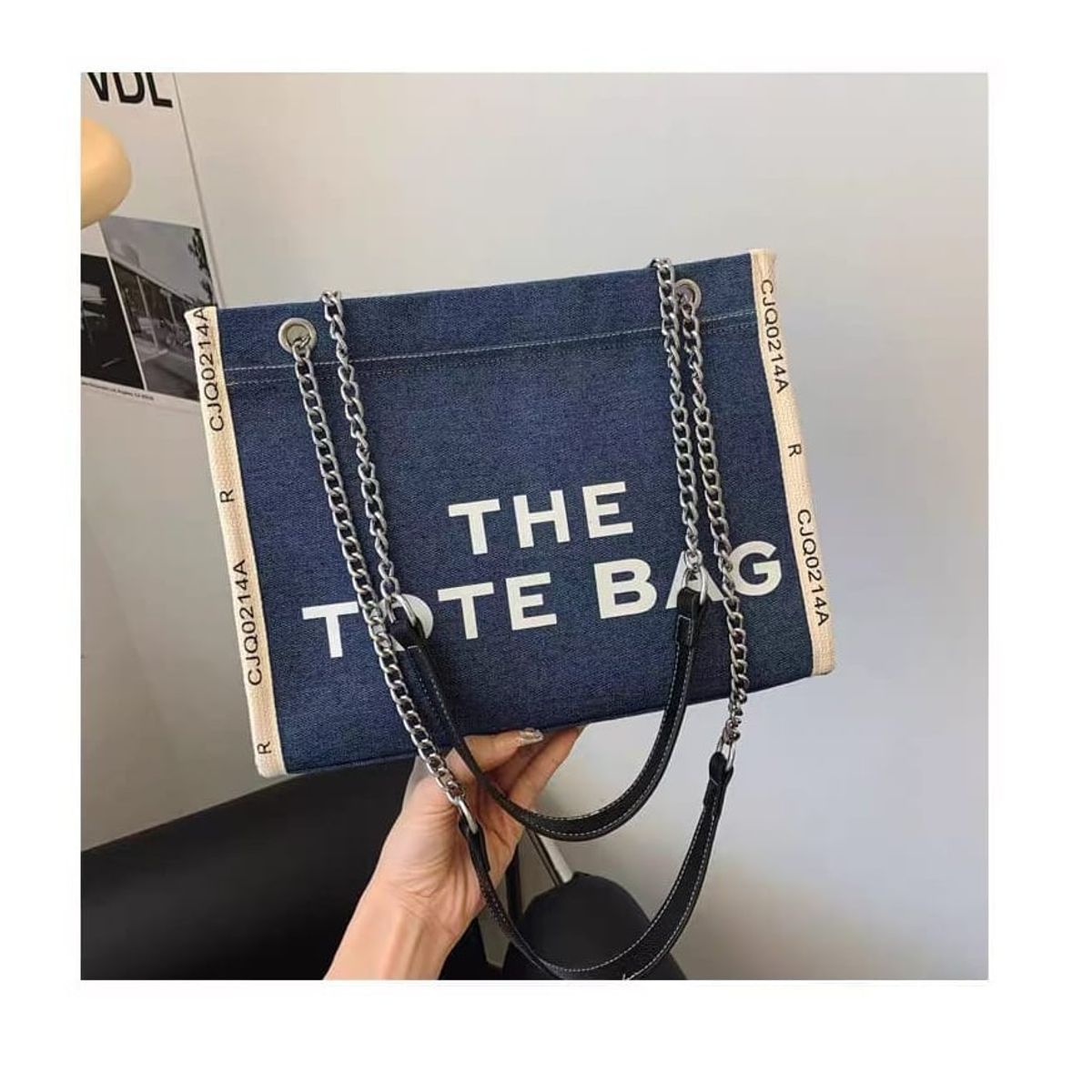 OEM - Bolso Cartera Modelo The Tote Denim Premium