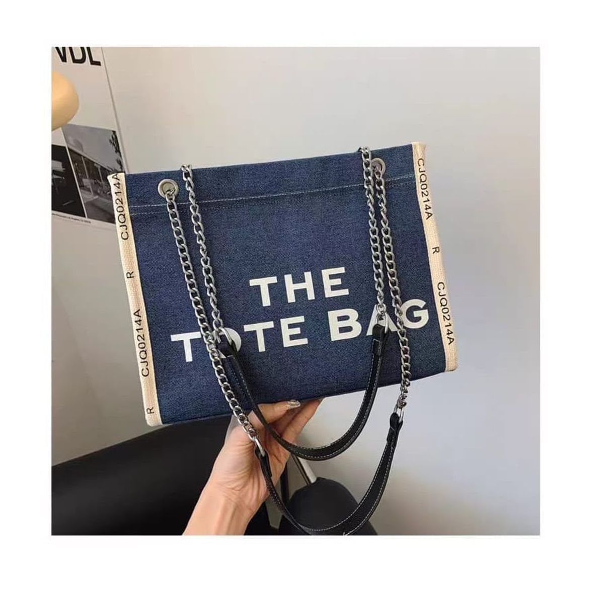 OEM - Bolso Cartera Modelo The Tote Denim Premium