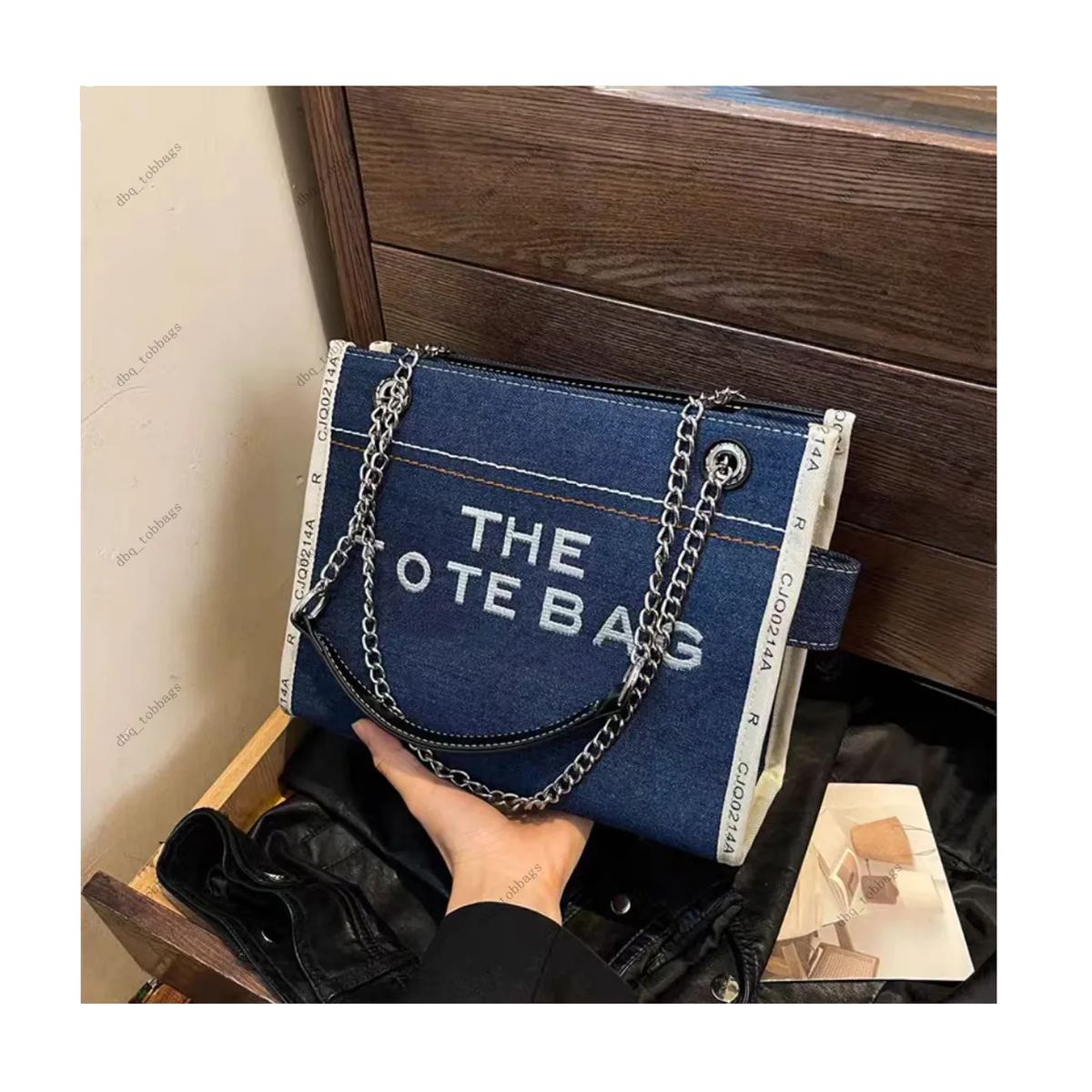 OEM - Bolso Cartera Modelo The Tote Denim Premium
