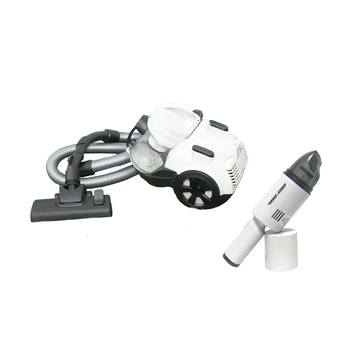 BLACK & WHITE - ASPIRADORA DE HOGAR + ASPIRADORA DE MANO - BLACK & WHITE