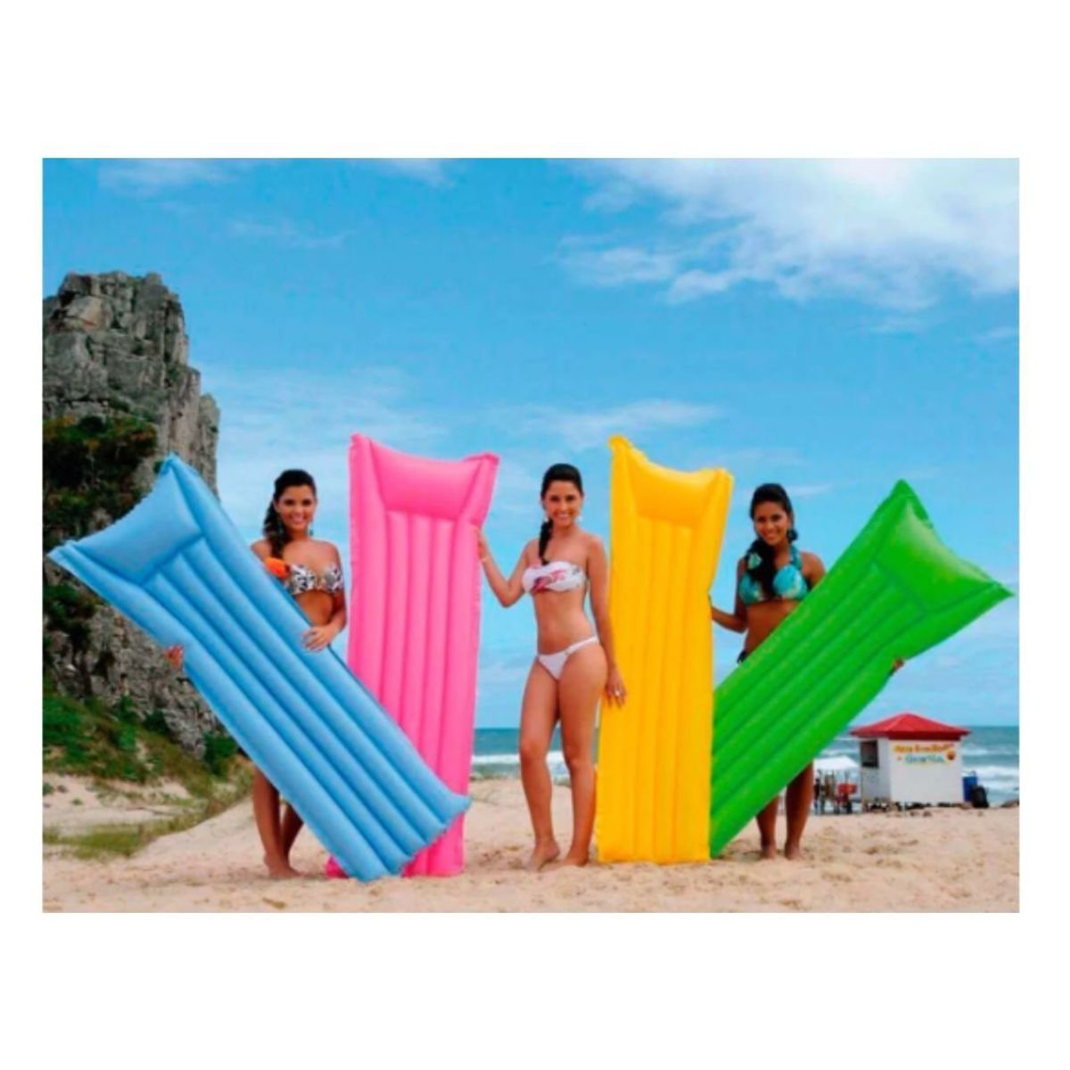 GENERICO - Inflable Flotador Cama - Azul