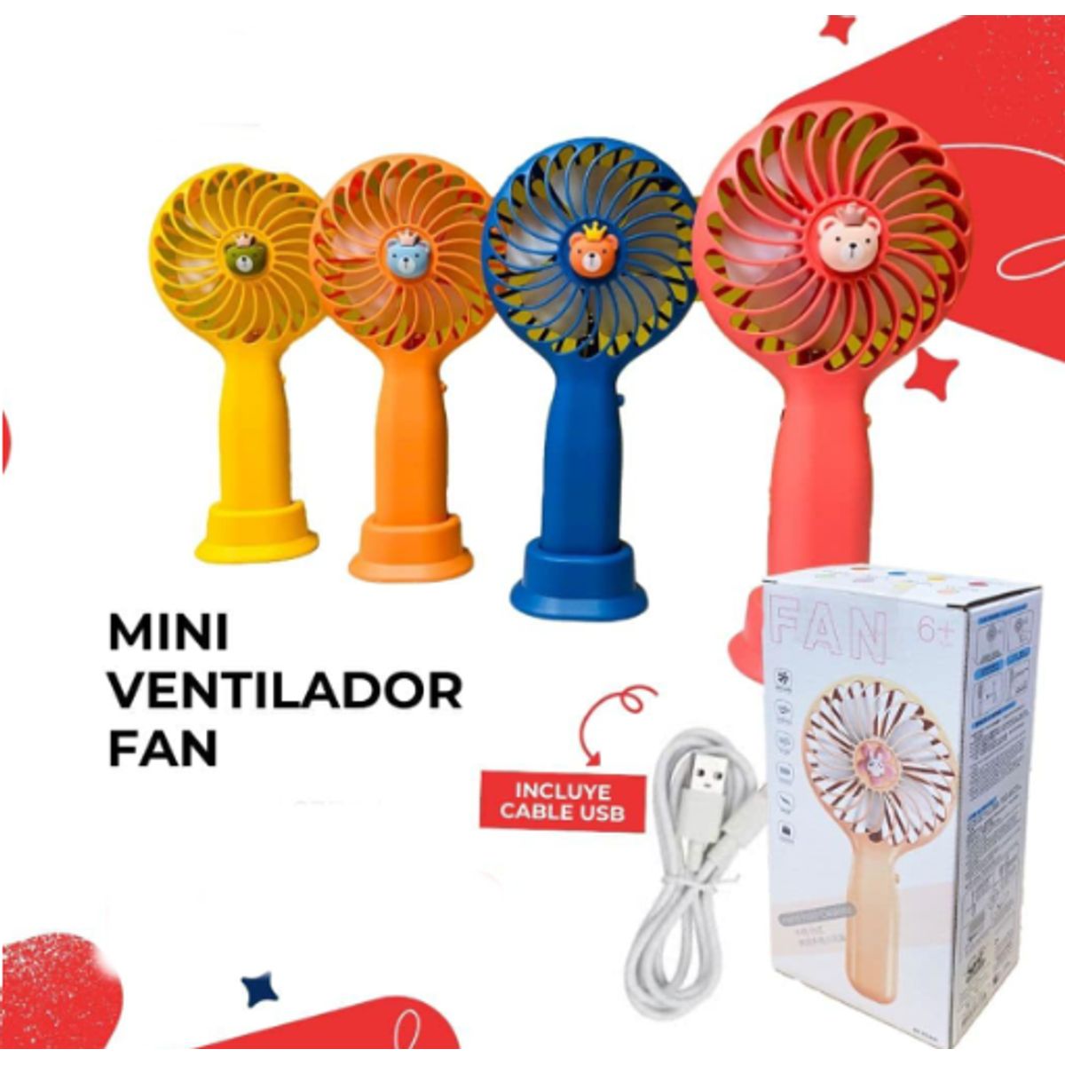 GENERICO - Mini Ventilador Portátil
