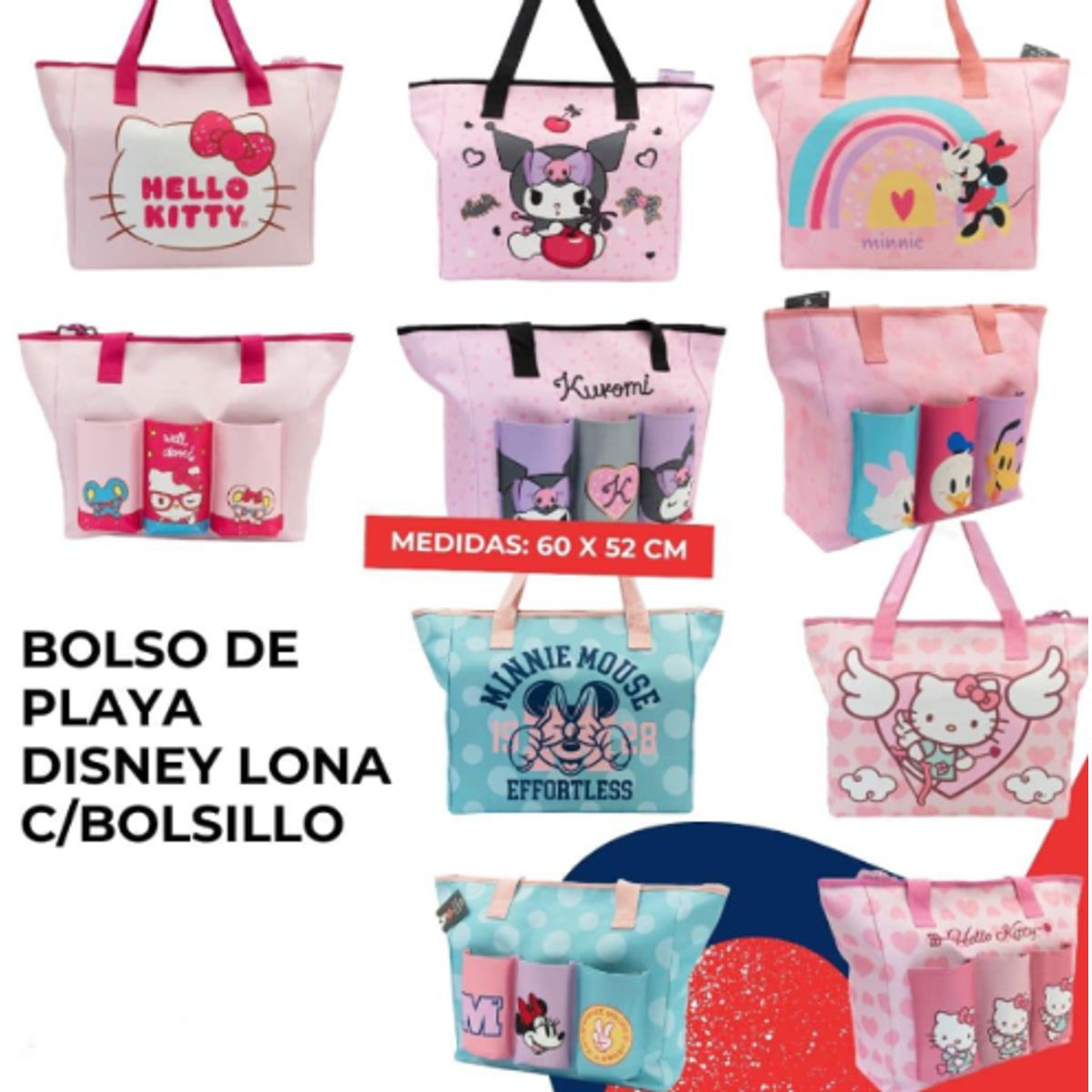 GENERICO - Bolso de playa Diseño Variado