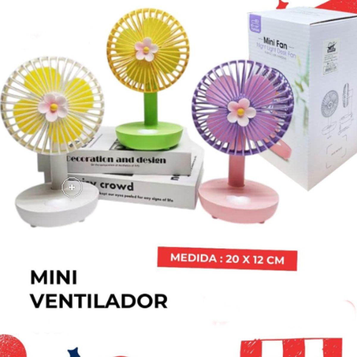 GENERICO - Mini Ventilador Portátil