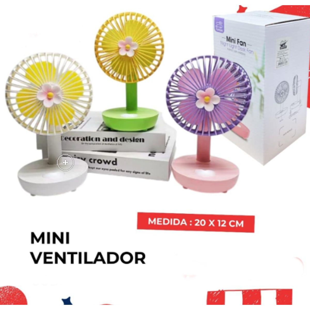 GENERICO - Mini Ventilador Portátil
