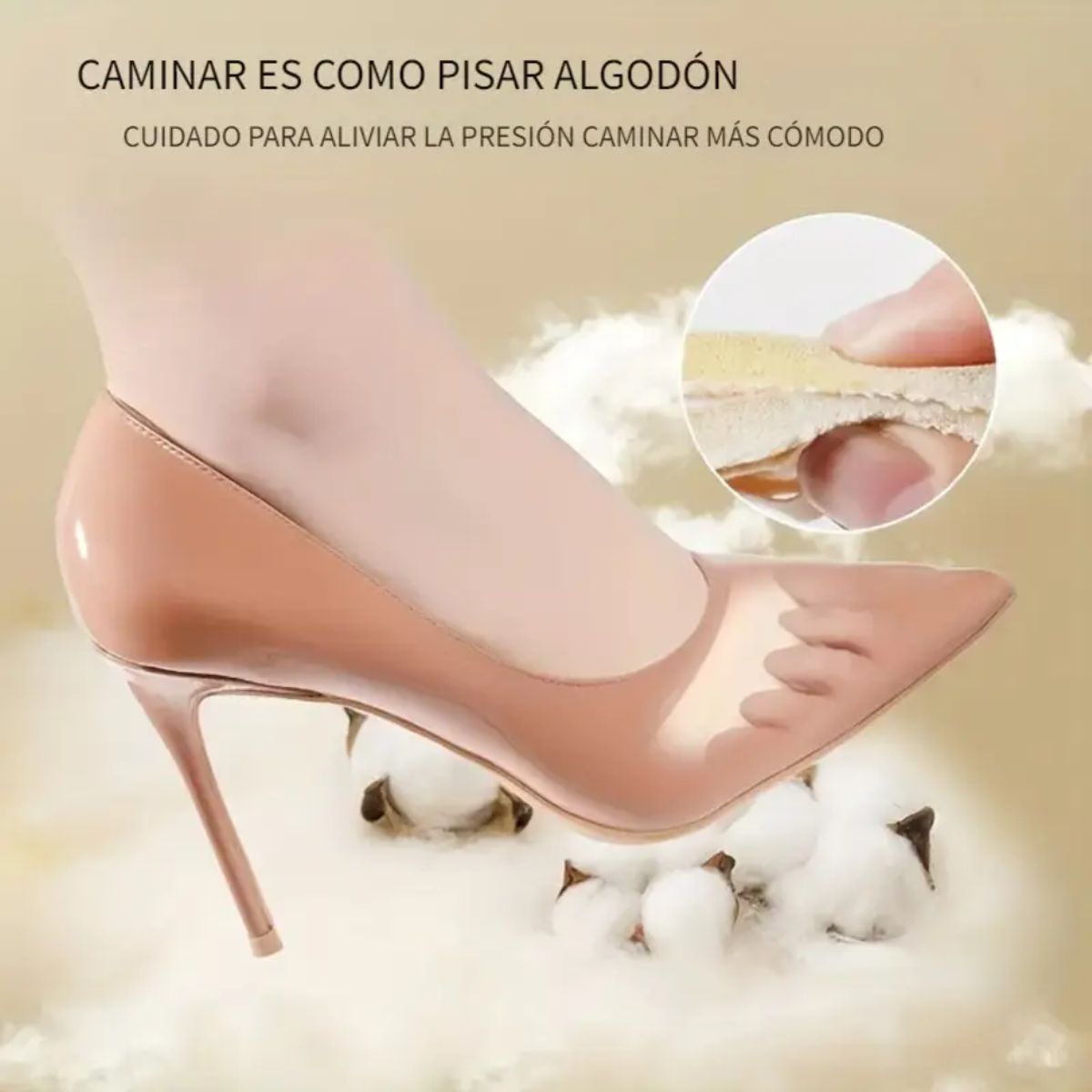 GENERICO - Almohadilla acolchado relleno metatarso zapato pisada suave