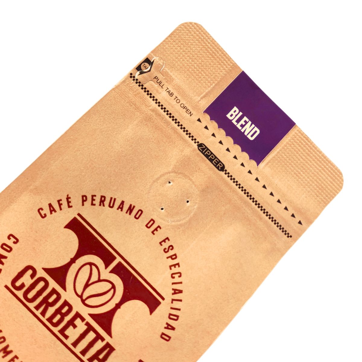 CORBETTA - Café de Especialidad Grano 250 Gr Villa Rica Blend Purple
