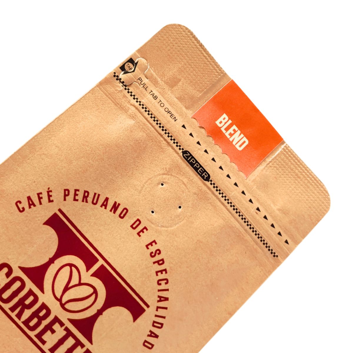 CORBETTA - Café de Especialidad Grano 250 Gr Chanchamayo Blend Orange