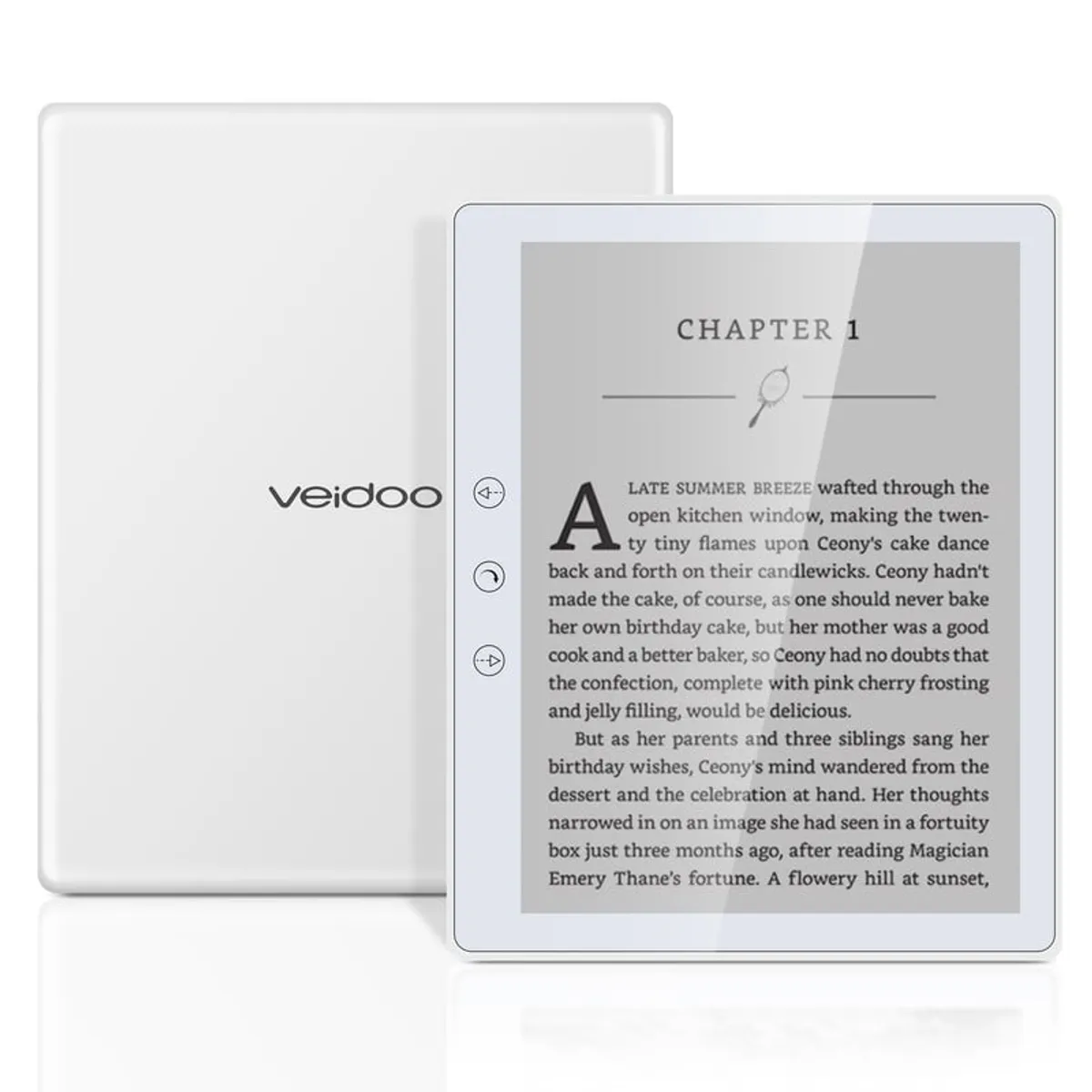 VEIDOO - E-reader Veidoo E-book 6 32GB HD Touch Screen E-Ink Blanco
