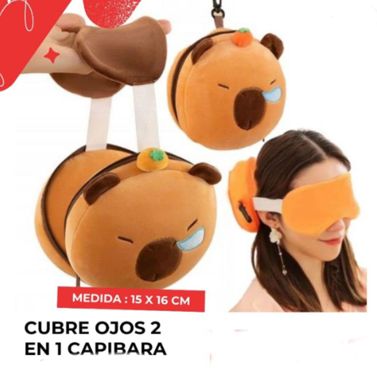 GENERICO - Peluche Almohada + Antifaz