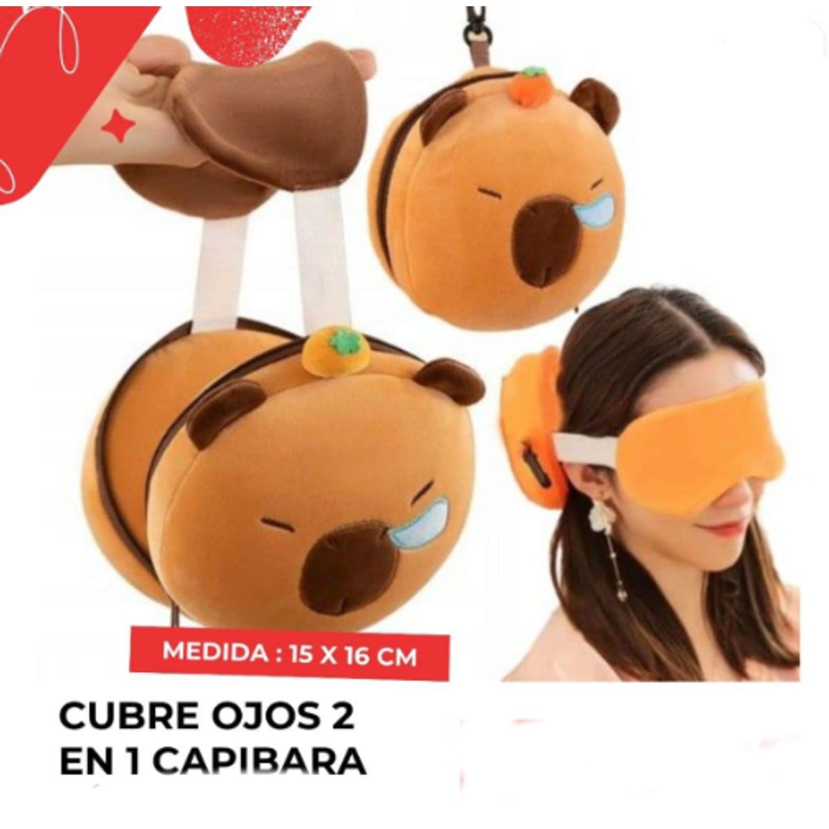 GENERICO - Peluche Almohada + Antifaz