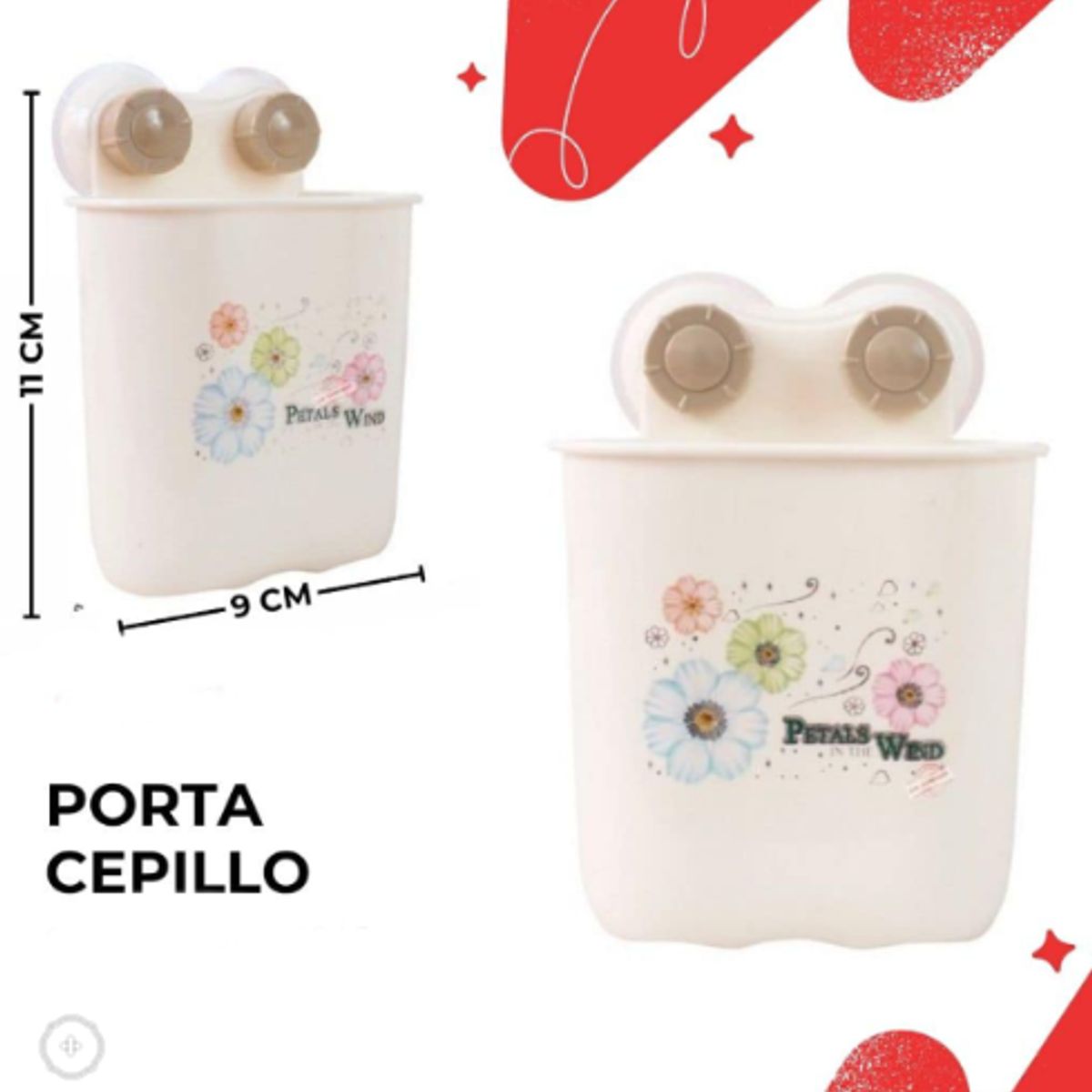 GENERICO - Porta Cepillo Doble