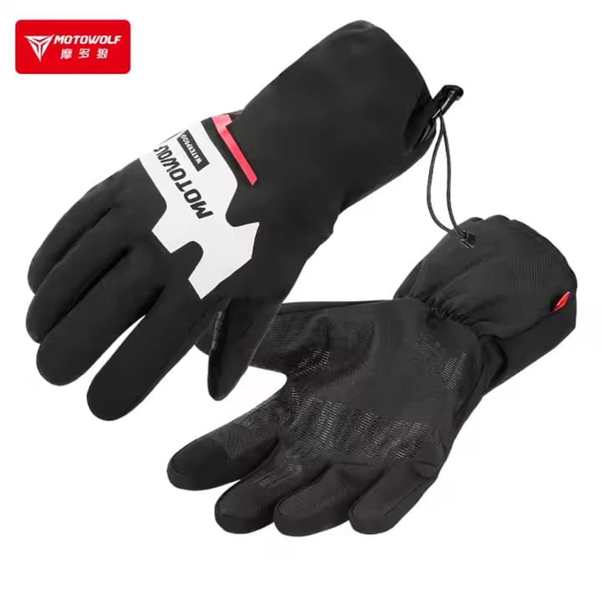 MOTOWOLF - CUBRE GUANTES IMPERMEABLE PARA MOTOCICLETA MOTOWOLF L