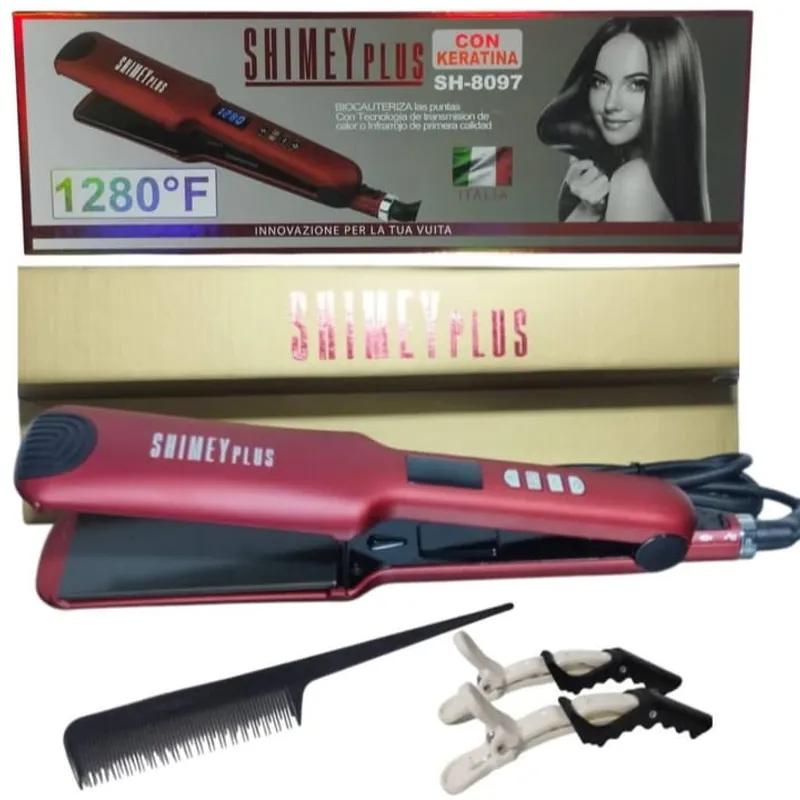 GENERICO - Plancha Alisadora de Cabello SHIMEY plus SH 8097