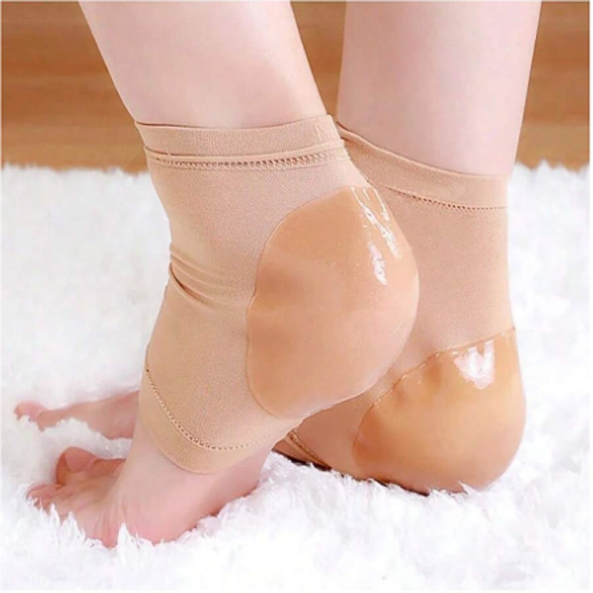 GENERICO - Talonera de gel hidratante extra suave estilocalcetínpanti plantilla para evitar rosaduras