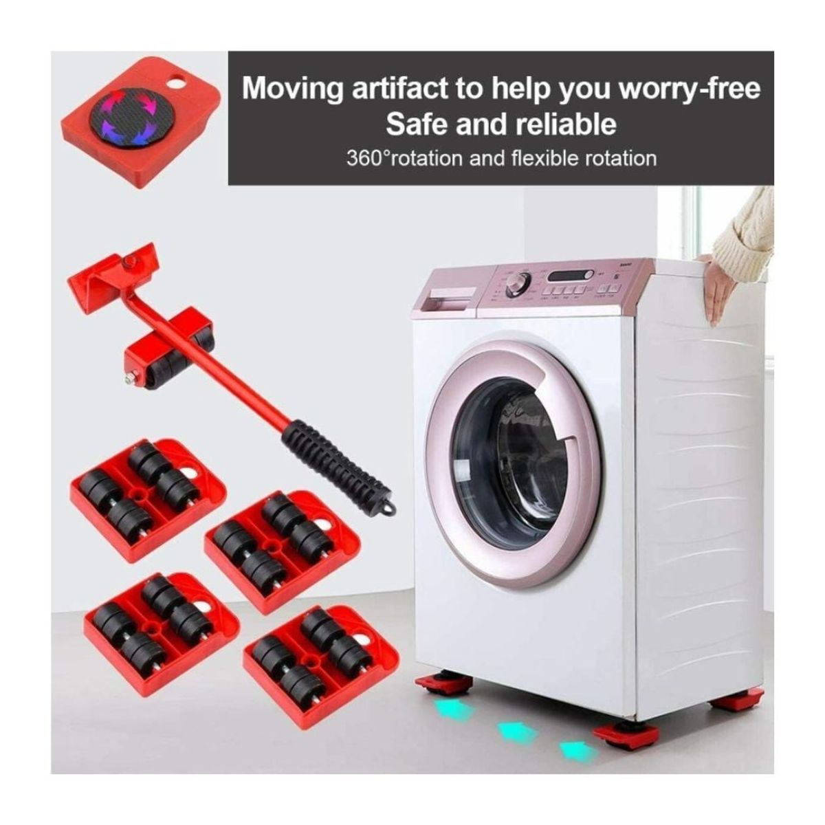 GENERICO - Deslizador de Muebles pesados 150 kg Transportador Elevador Mudanza