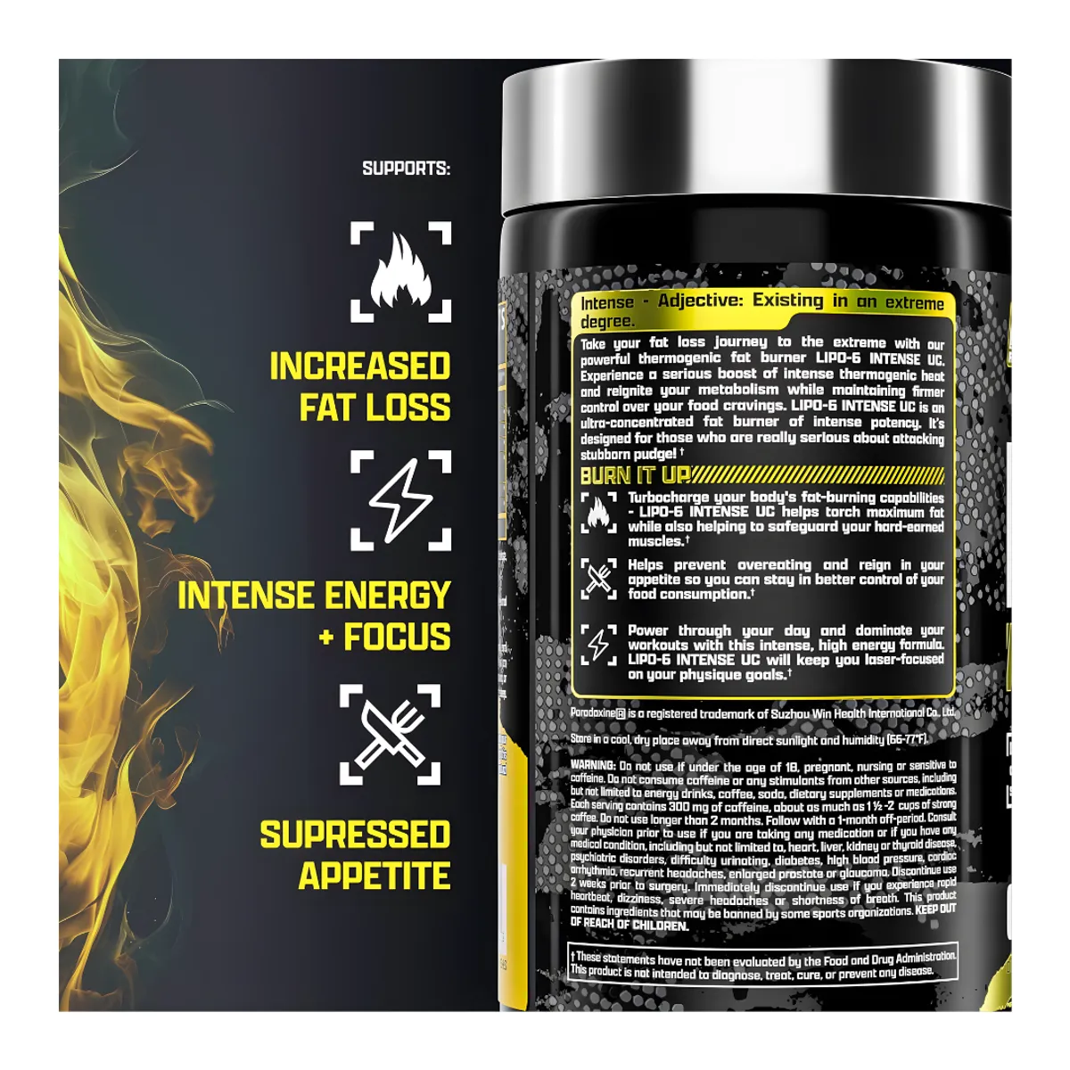 NUTREX RESEARCH - Lipo 6 Black Intense - 60 cápsulas