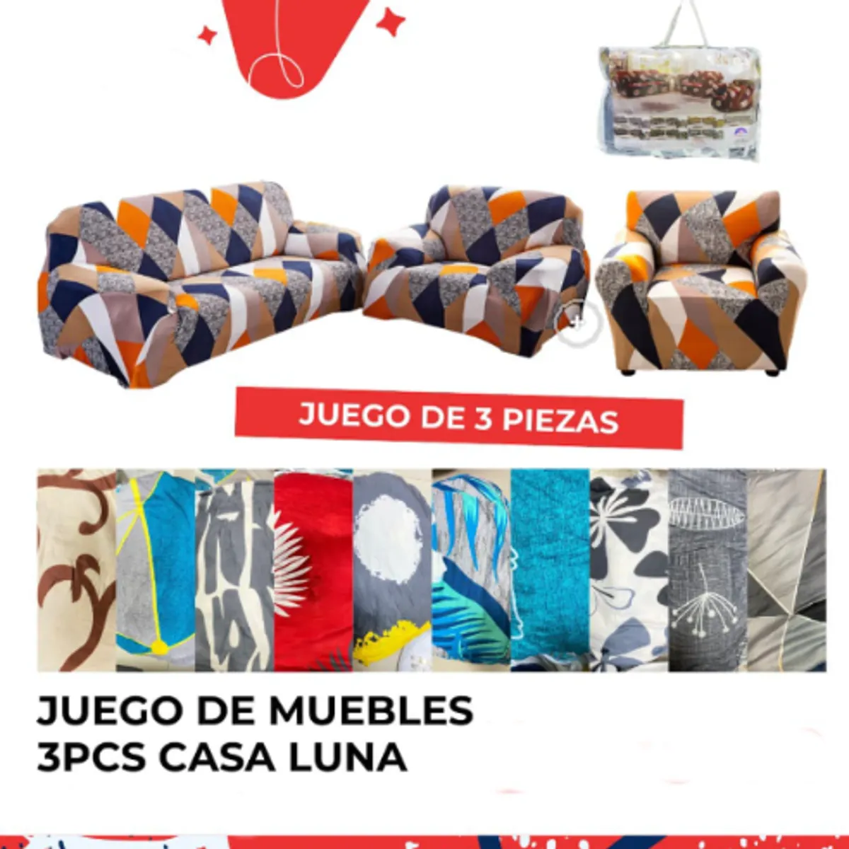 GENERICO - Funda de mueble 3-2-1