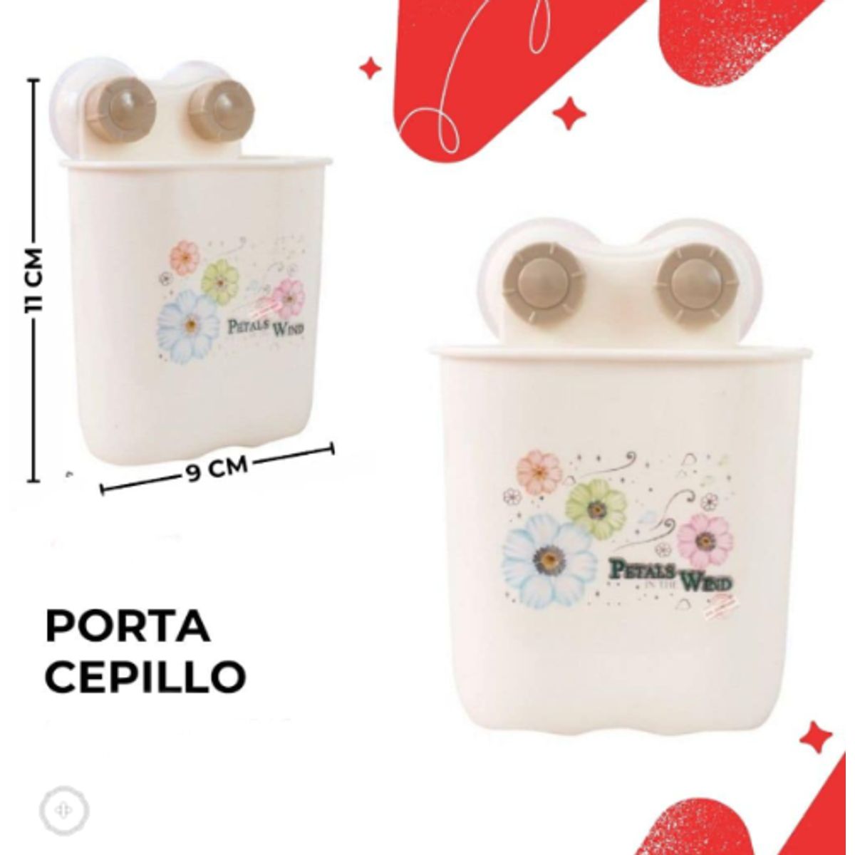 GENERICO - Porta Cepillo Doble