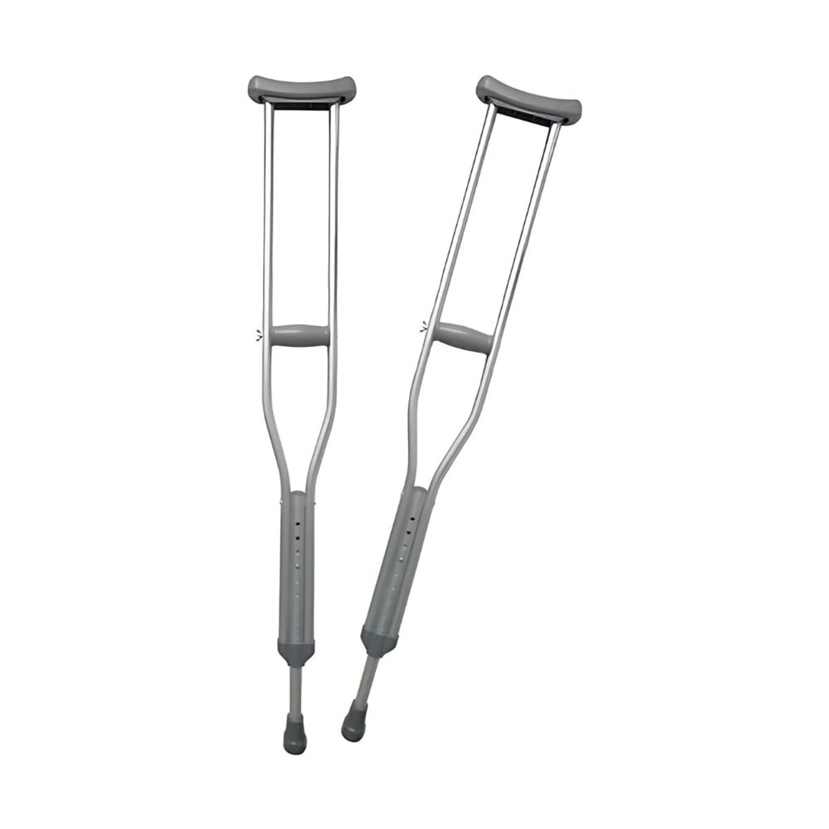 GENERICO - Muletas Axilares Ortopedicas Regulable de Aluminio Talla M