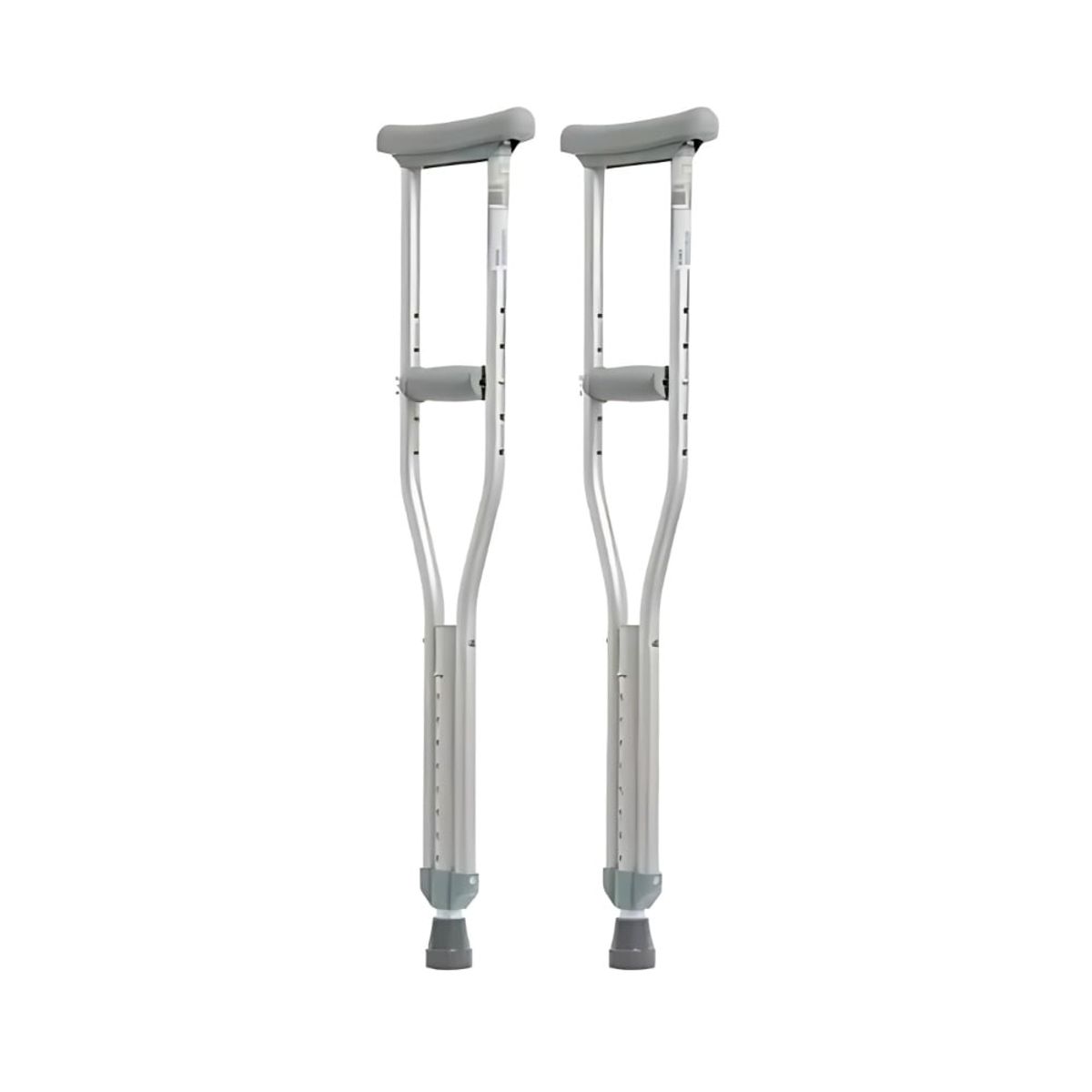 GENERICO - Muletas Axilares Ortopedicas Regulable de Aluminio Talla M