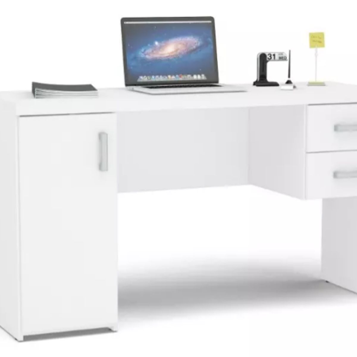 NACION MUEBLES - ESCRITORIO NACION MUEBLES LU COLOR BLANCO