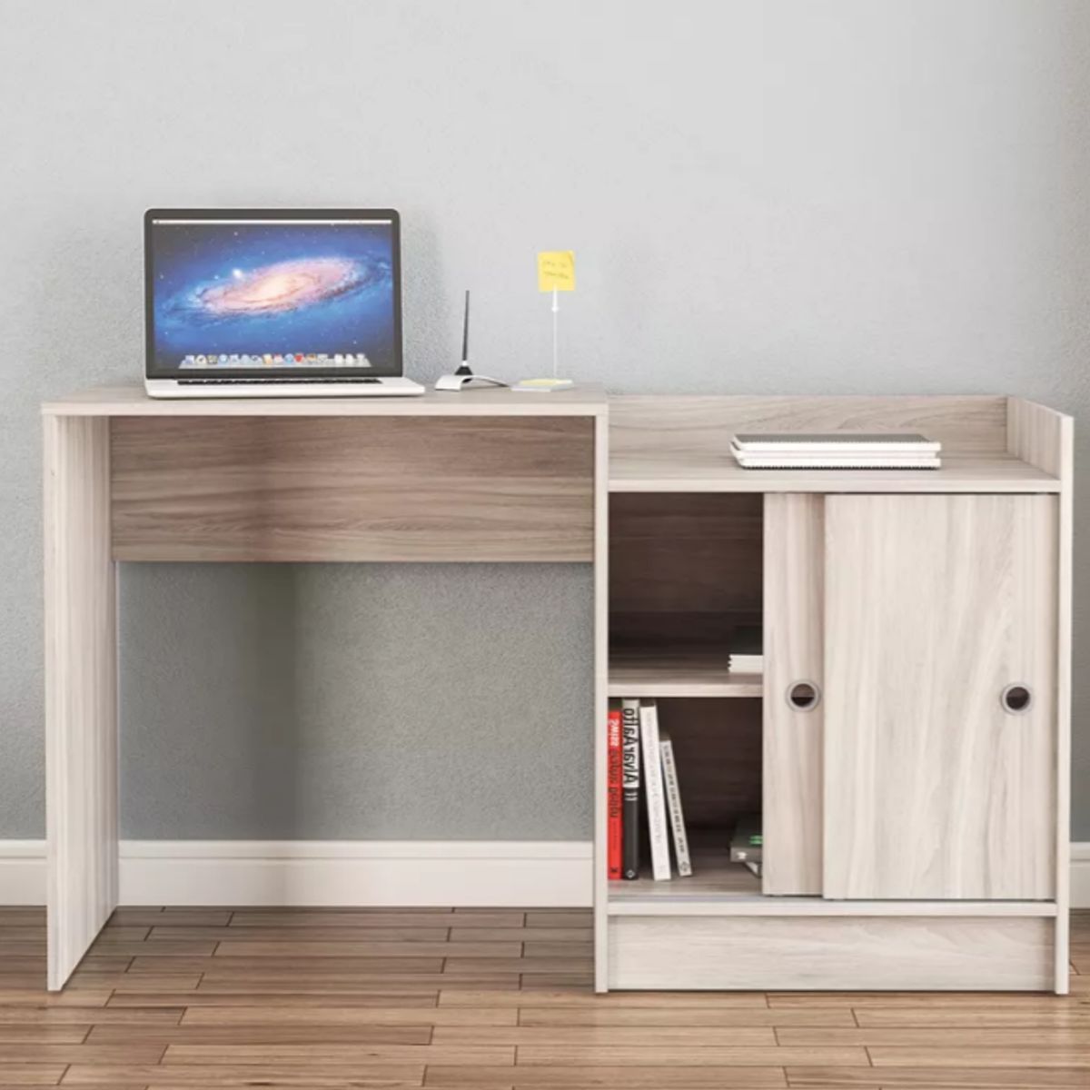 NACION MUEBLES - ESCRITORIO NACION MUEBLES RIO COLOR GRIS CLARO