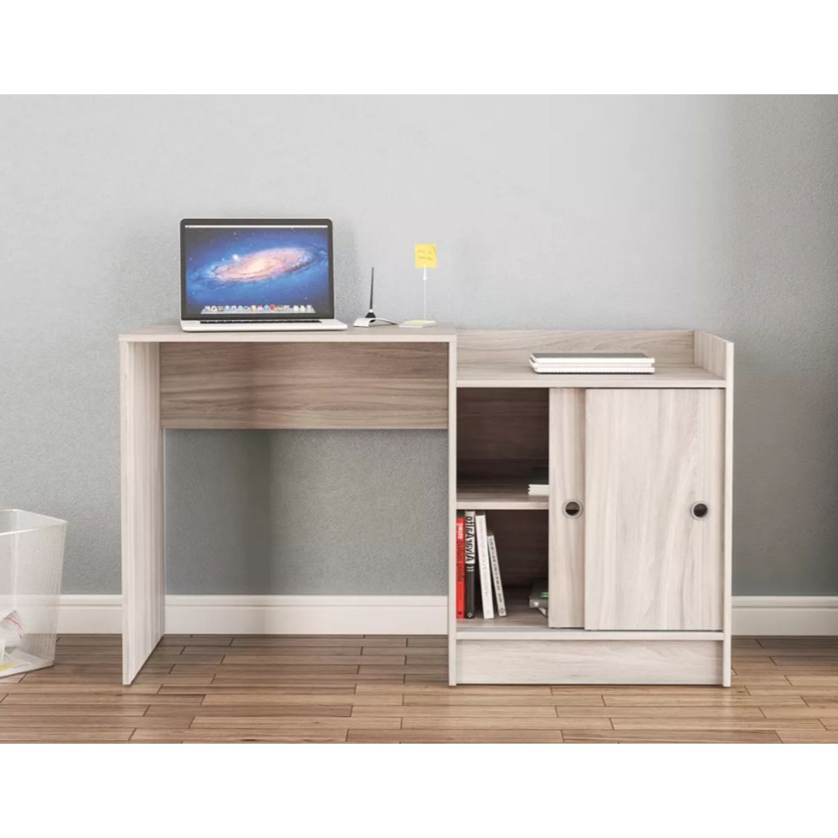 NACION MUEBLES - ESCRITORIO NACION MUEBLES RIO COLOR GRIS CLARO