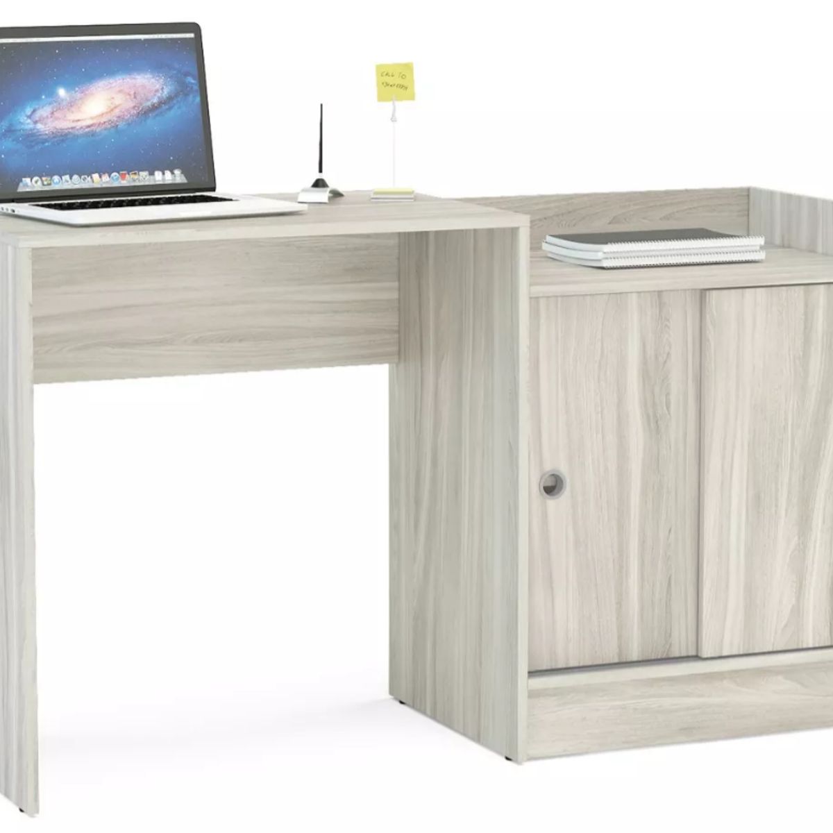 NACION MUEBLES - ESCRITORIO NACION MUEBLES RIO COLOR GRIS CLARO