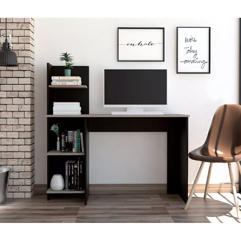 NACION MUEBLES - ESCRITORIO NACION MUEBLES HOMERO COLOR NEGRO