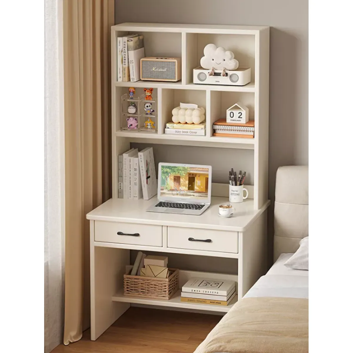 NACION MUEBLES - ESCRITORIO NACION MUEBLES AK820 COLOR BLANCO