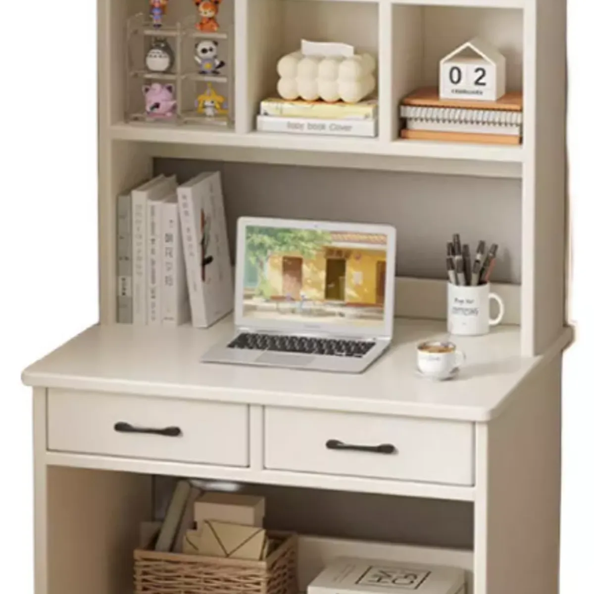 NACION MUEBLES - ESCRITORIO NACION MUEBLES AK820 COLOR BLANCO