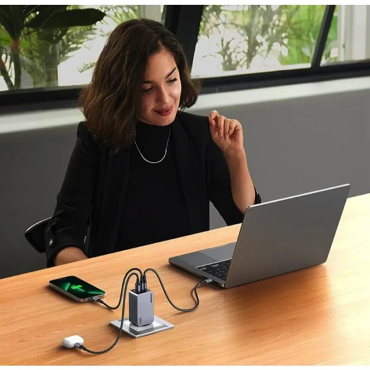 UGREEN - Cargador Original Ugreen de 3 puertos 100W