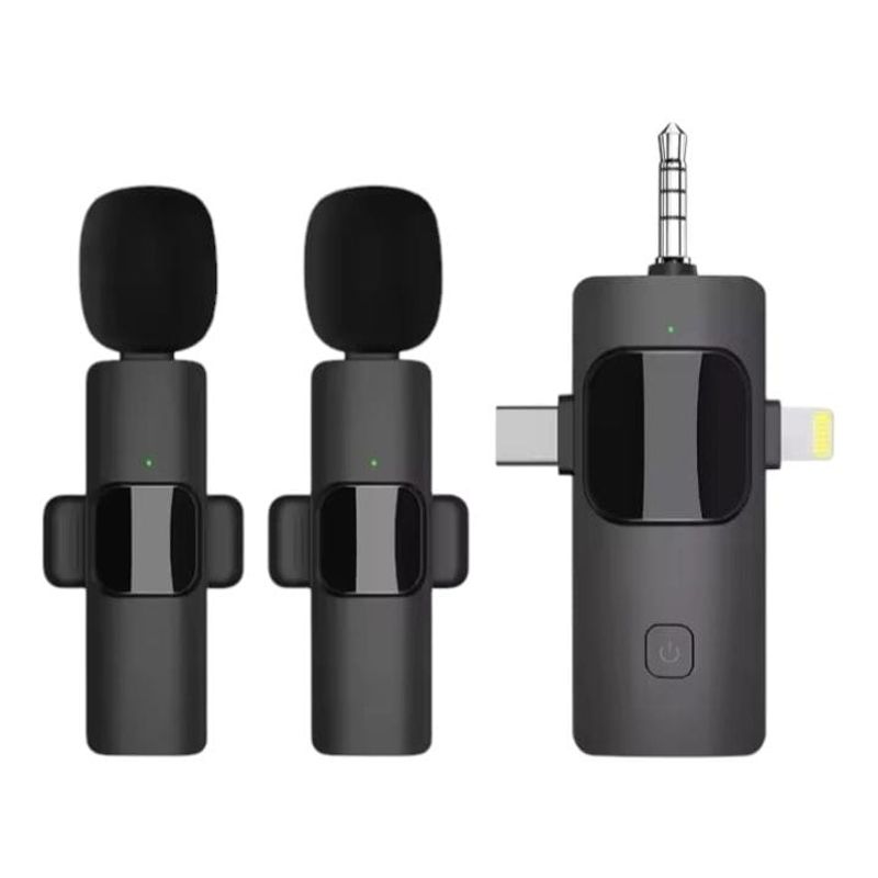 GENERICO - MICROFONO SOLAPA SERIE PRO TIPO C LIGHTNING Y AUXILIAR