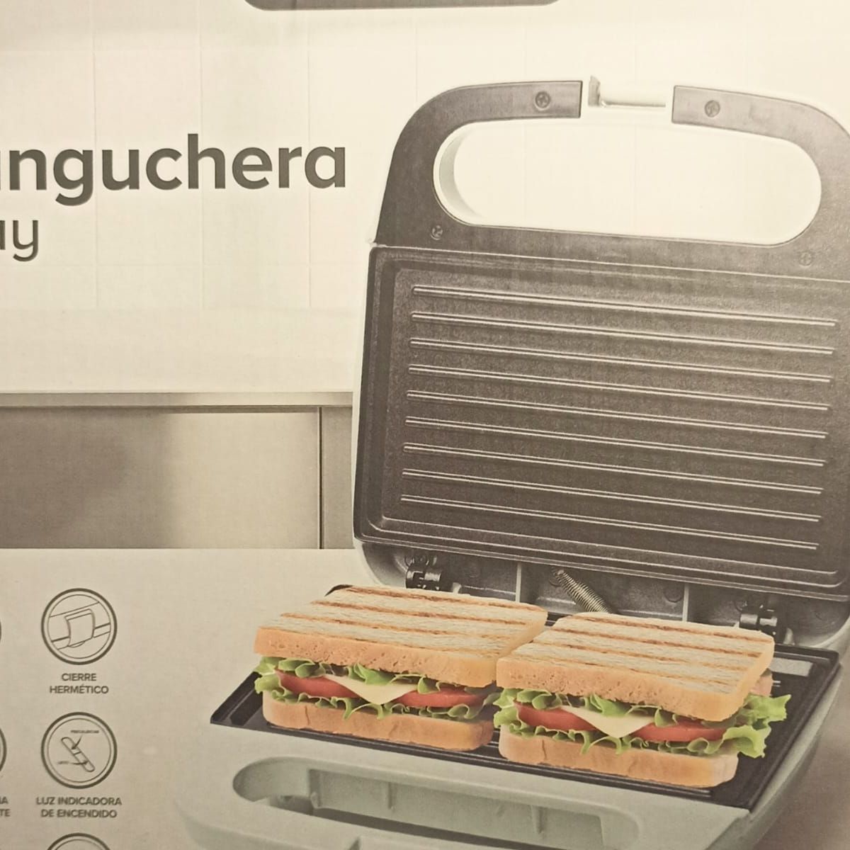 WHITELINE - Sandwichera Gray Whiteline