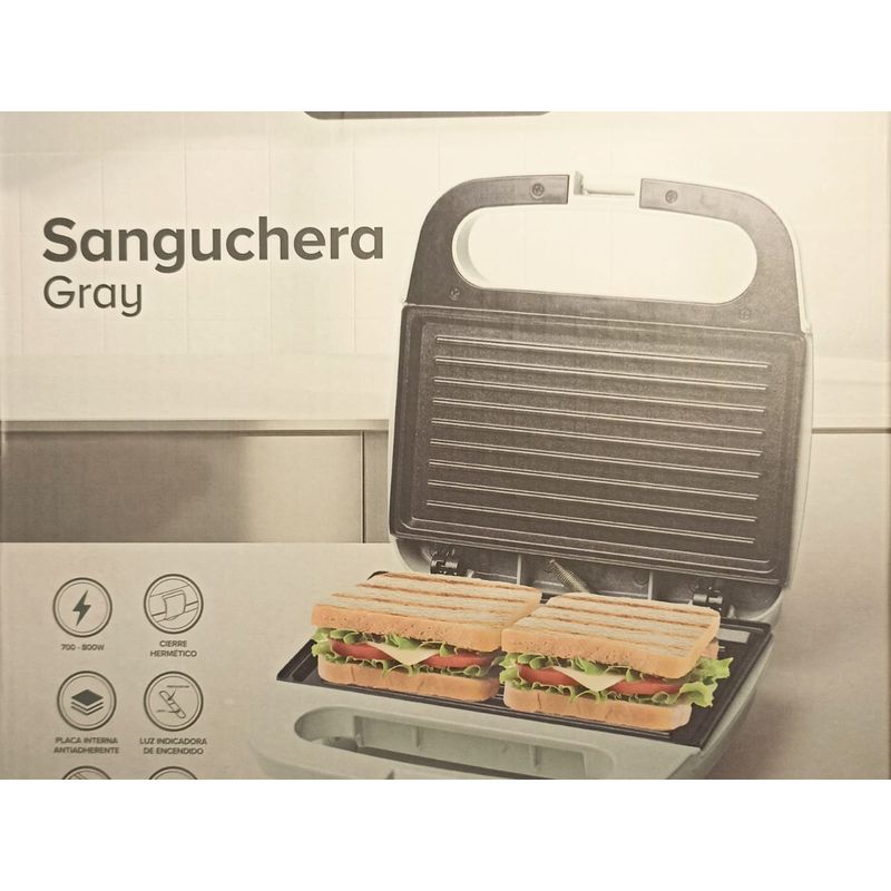 WHITELINE - Sandwichera Gray Whiteline