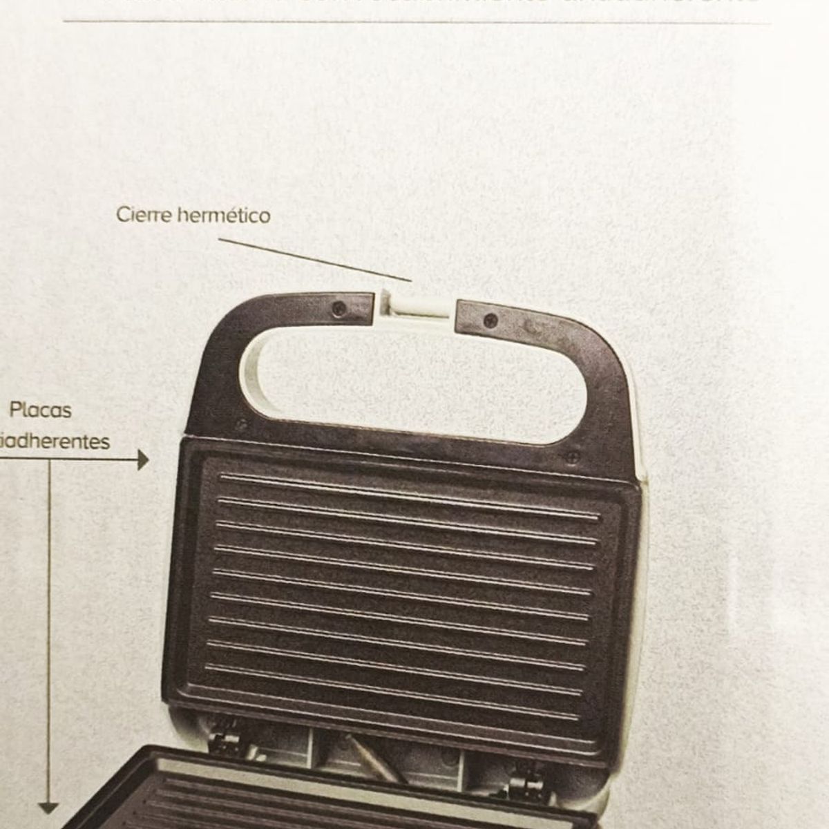 WHITELINE - Sandwichera Gray Whiteline