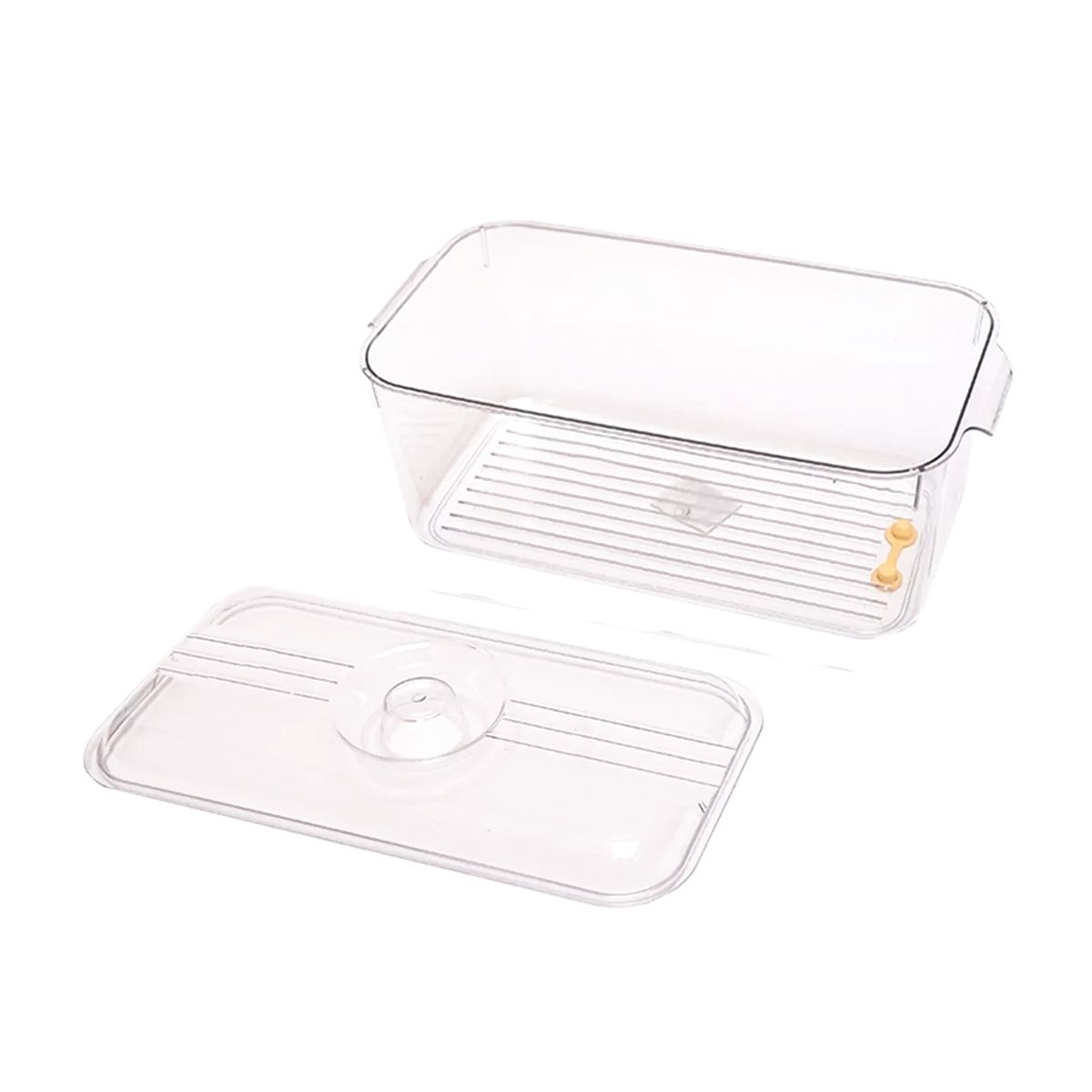 INSPIRA - Caja de Almacenamiento para Refrigerador con Drenaje 15 cm