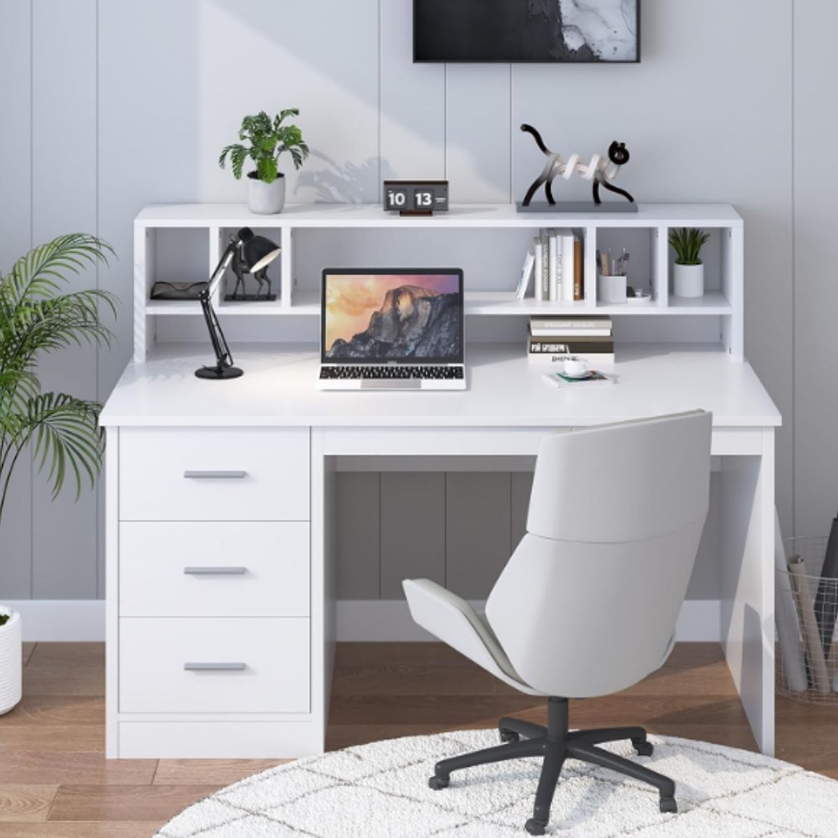 NACION MUEBLES - ESCRITORIO NACION MUEBLES SHAWN COLOR BLANCO