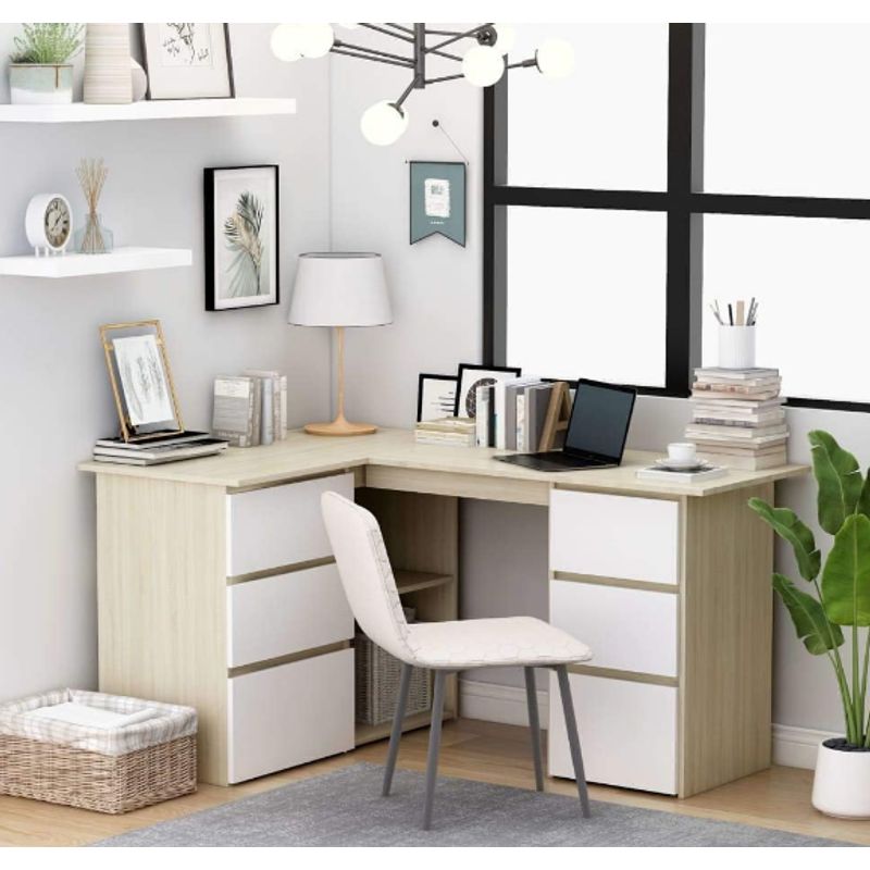 NACION MUEBLES - ESCRITORIO NACION MUEBLES MARCO COLOR ROBLE CLARO