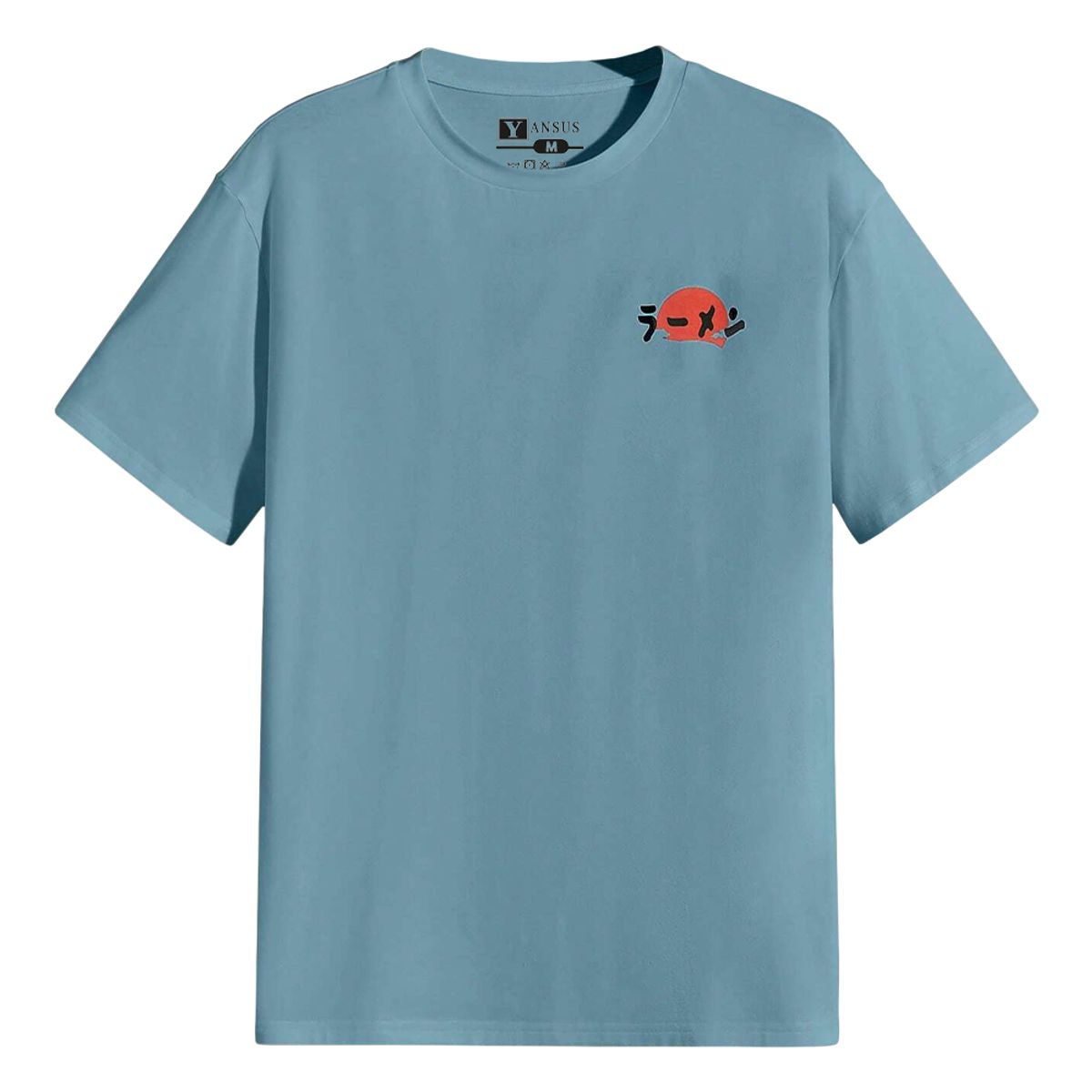 YANSUS - Polo Hombre Yansus Negro Gato Ramen