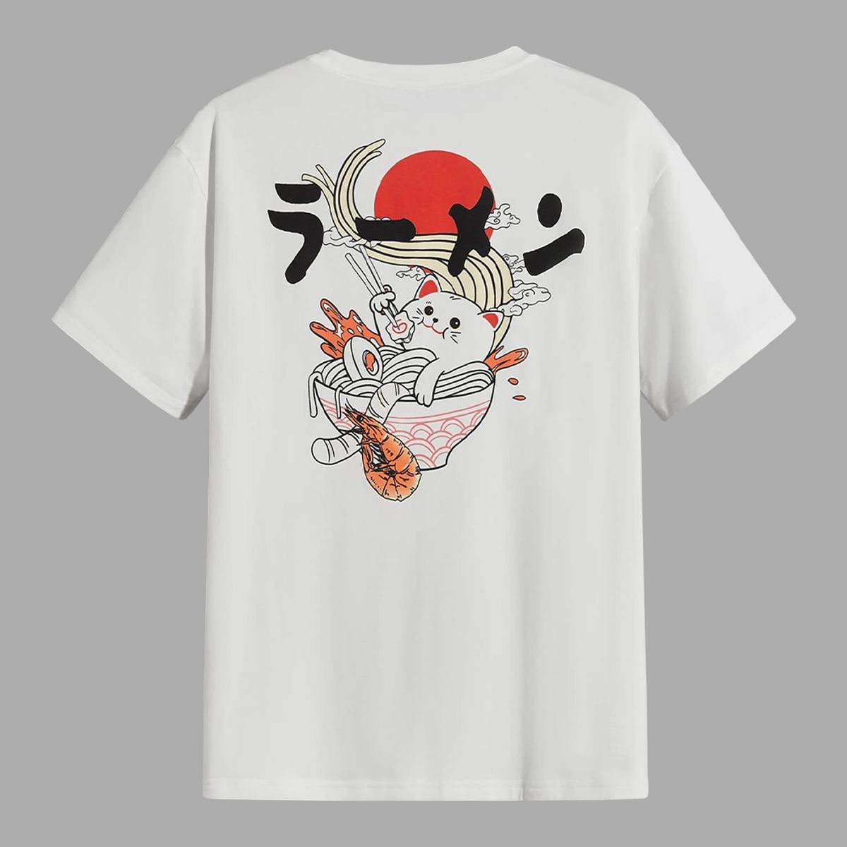 YANSUS - Polo Hombre Yansus Negro Gato Ramen