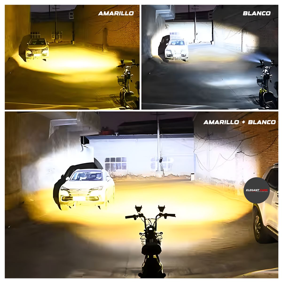 JET - Faro Led Explorador Doble Color Modelo Toro 1pcs