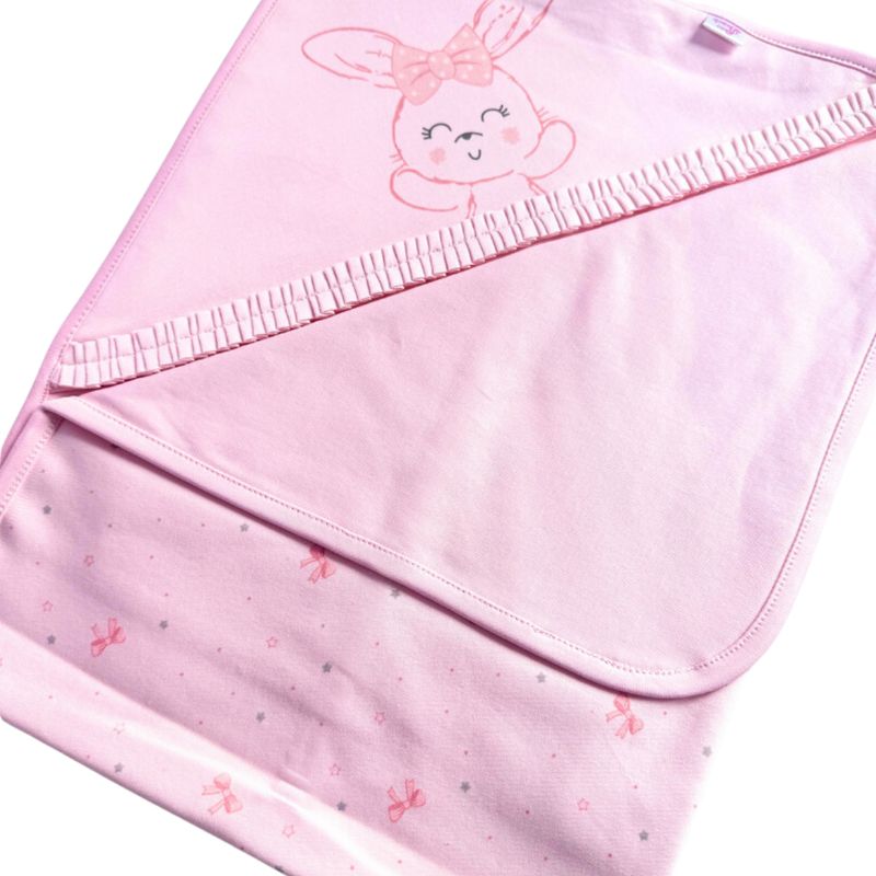 GENERICO - Manta Colcha de Bebé De Algodon Pima Rosado