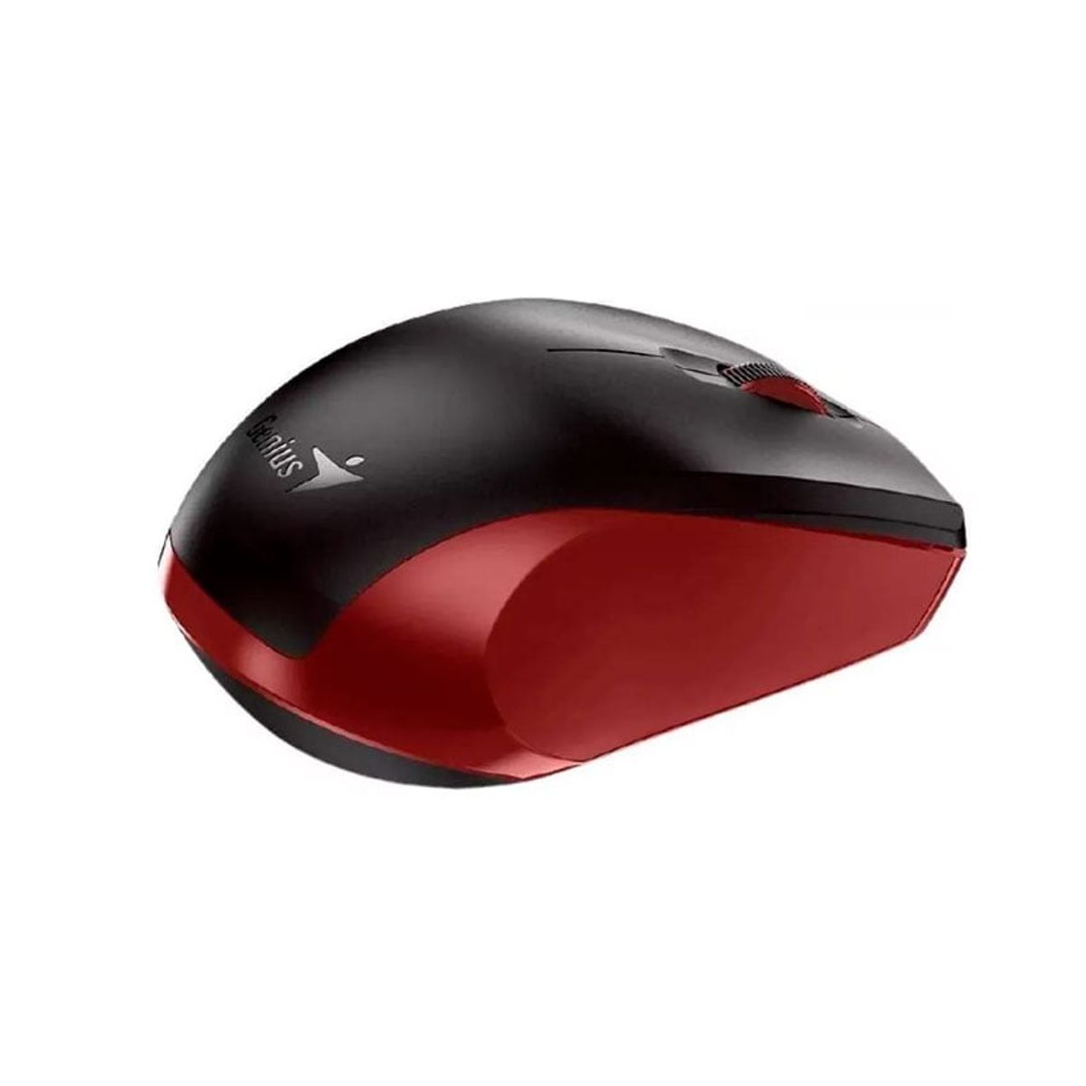 GENIUS GX - Mouse Inalámbrico Genius NX-8006S BlueEye Silent Click Negro  Rojo