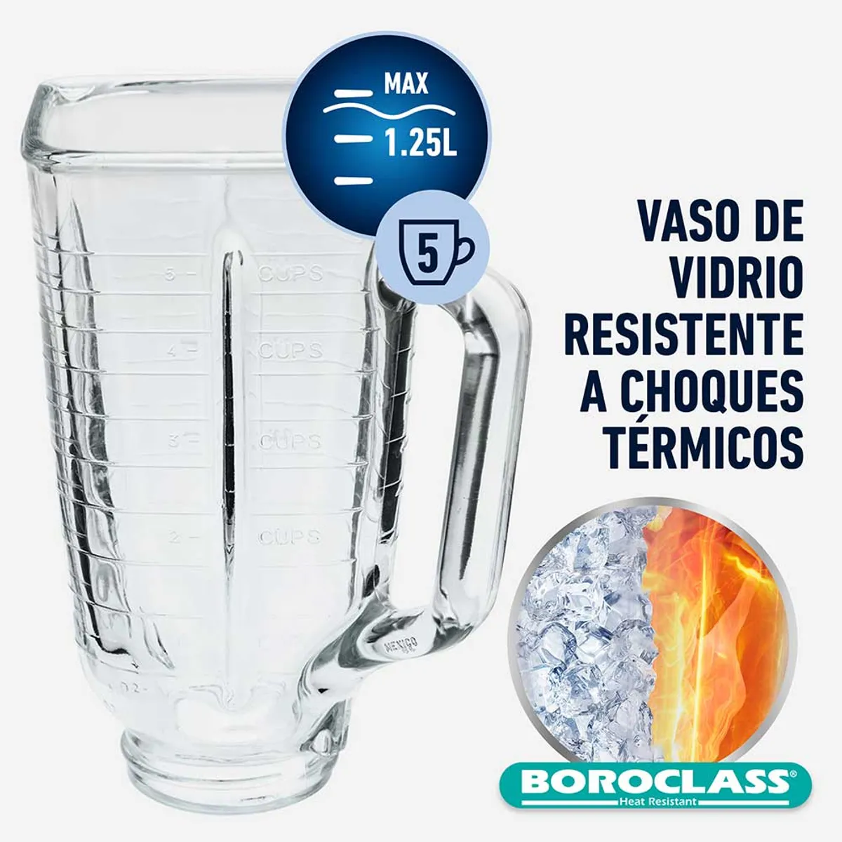 OSTER - Vaso De Vidrio Oster BLSTAJ-GTS-011 125L