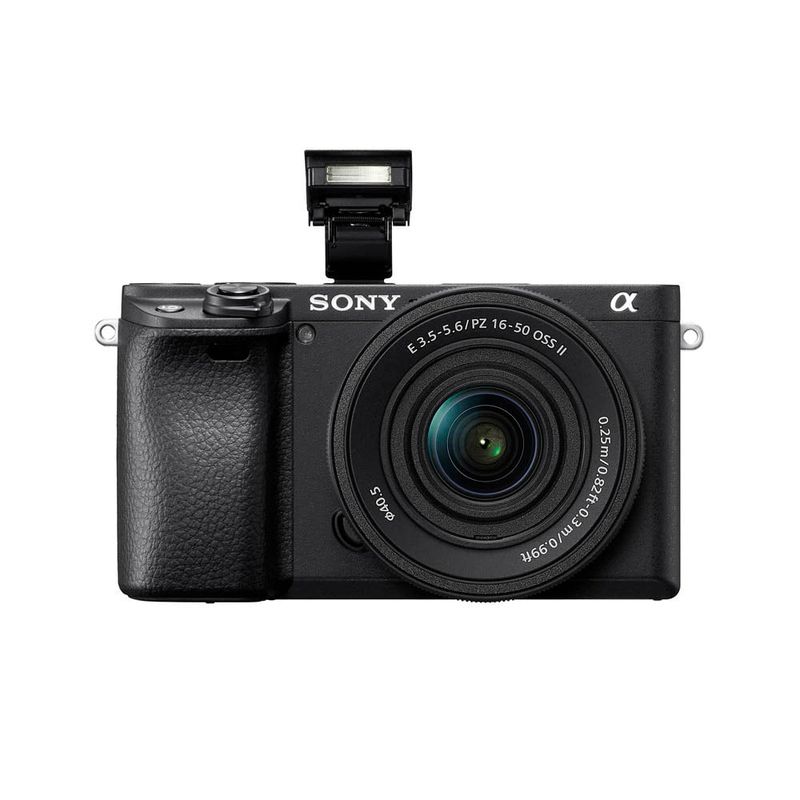 SONY - Sony Cámara Alpha ILCE-6400K Mirrorless con Lente 16-50mm II Negro