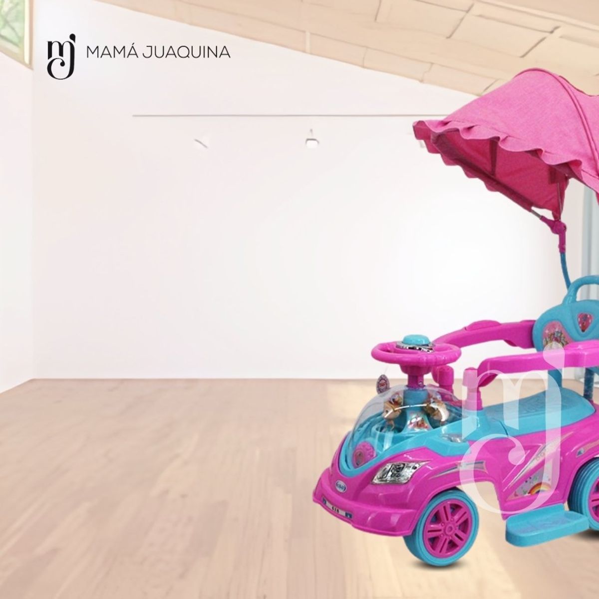 BABY - Correpasillo Guiador a Batería «TOKUMBO PRO II» Pink